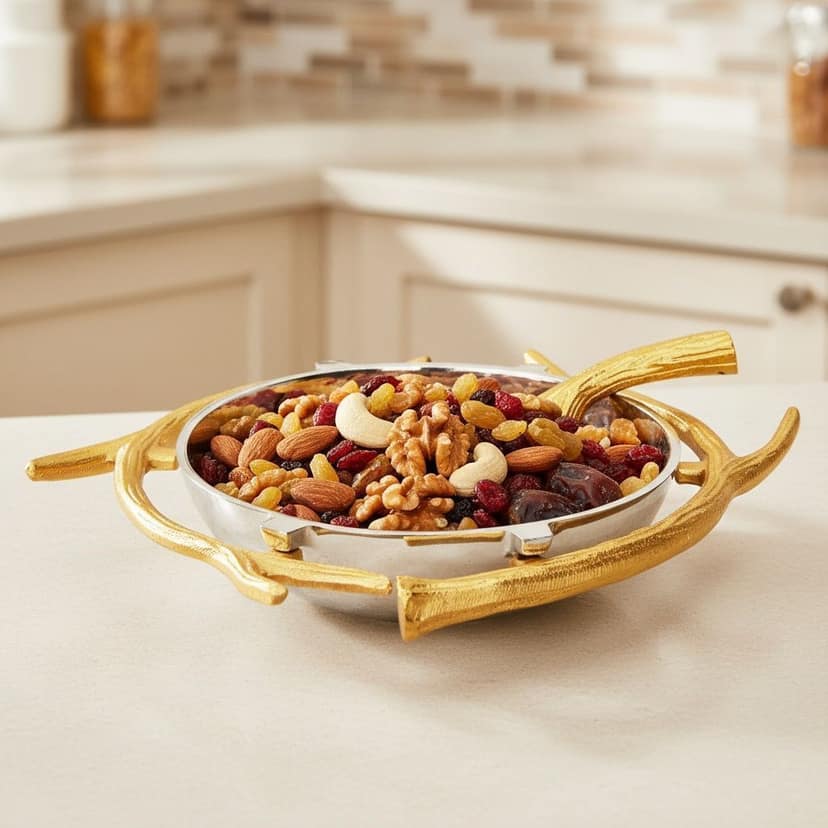 Aluminium Decorative Round Bowl Spoon (AMAS3247/12)