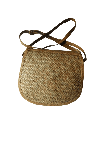 Sitalpati Woven Brown Homemade Sling Bag view 4