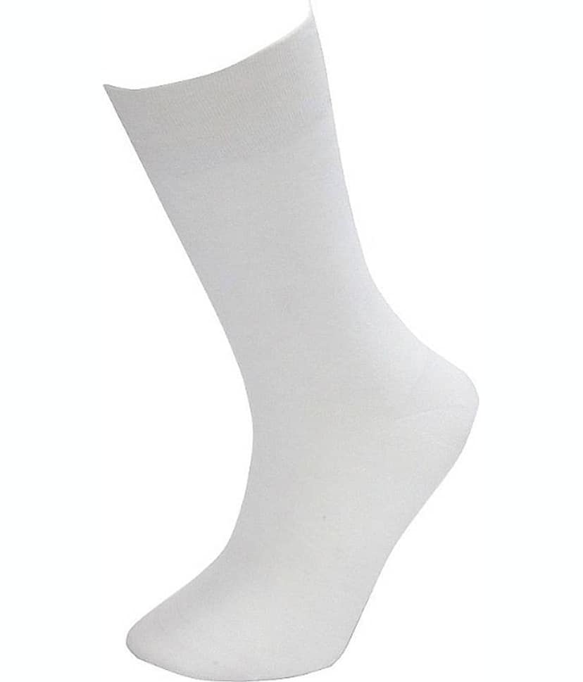 Tahiro White Casual Full Length Socks Pack of 5 view 2