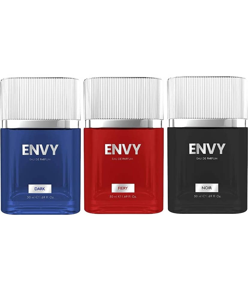 Envy Dark, Fiery & Noir Perfume Premium & Long Lasting Eau de Parfum For Men 50ml Each (Pack of 3)