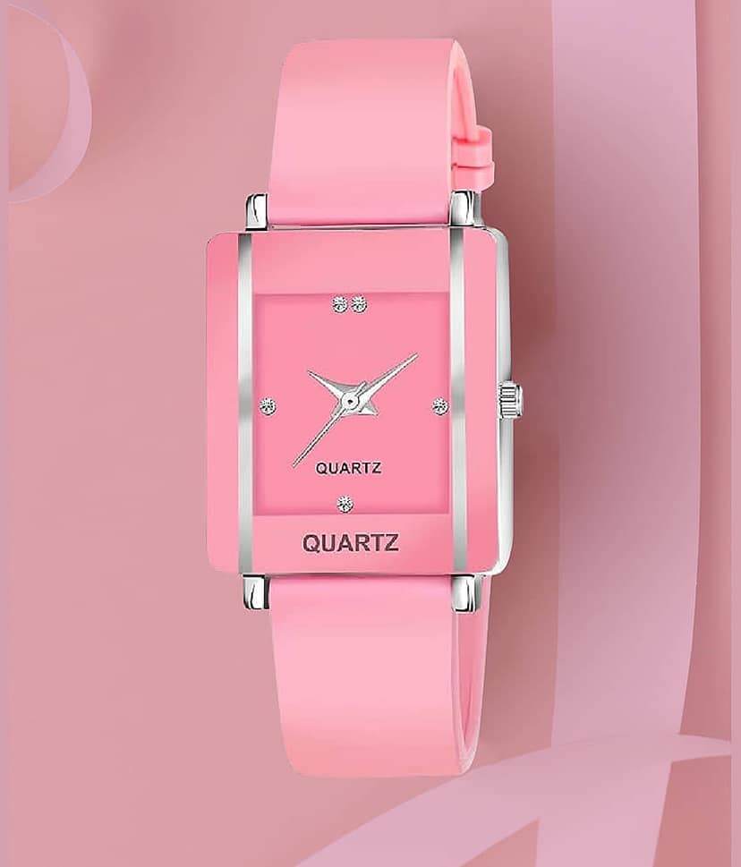 Trex Pink Silicon Analog Womens Watch