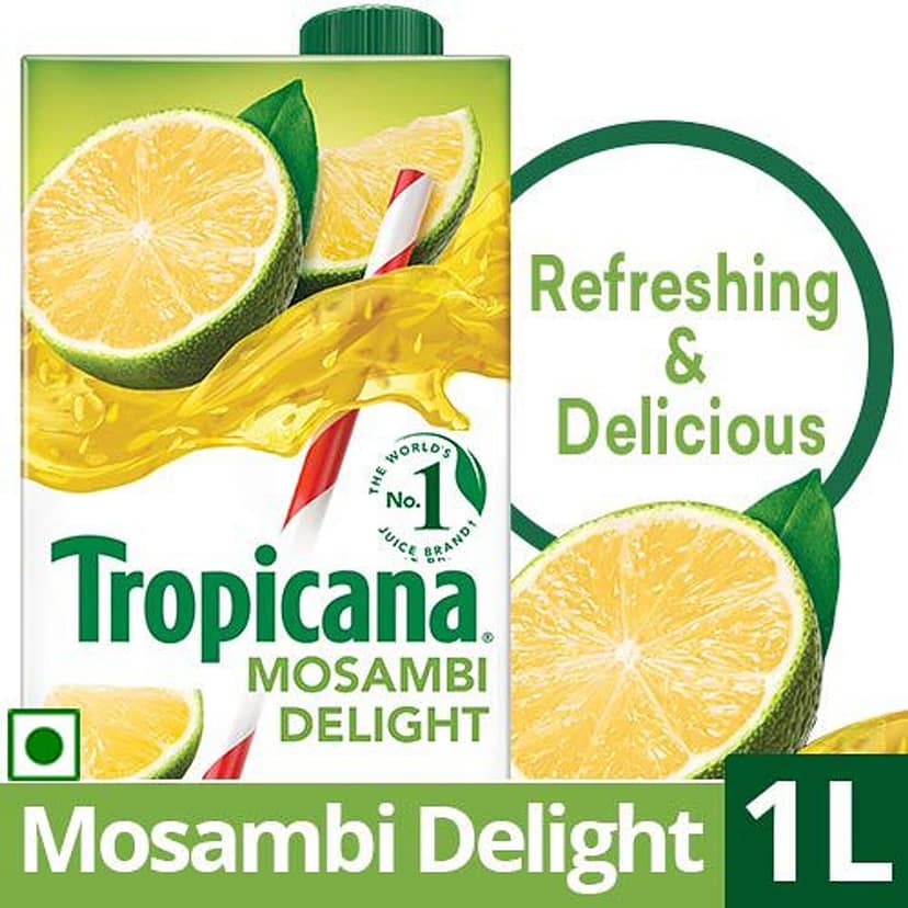 Tropicana Fruit Juice - Delight, Mosambi, 1 L