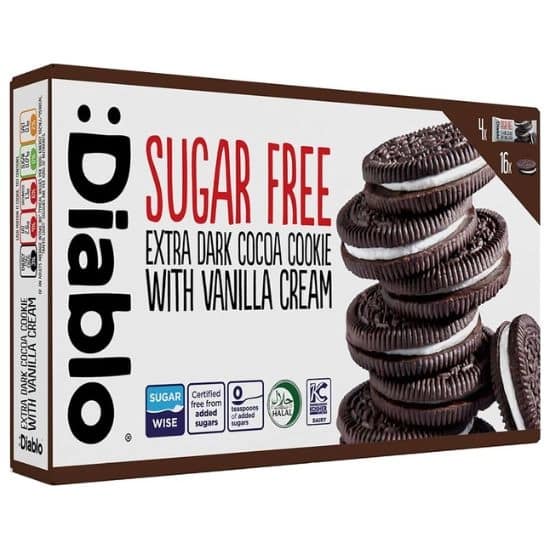 Sugar Free Extra Dark Cocoa Cookie With Vanila-176gm