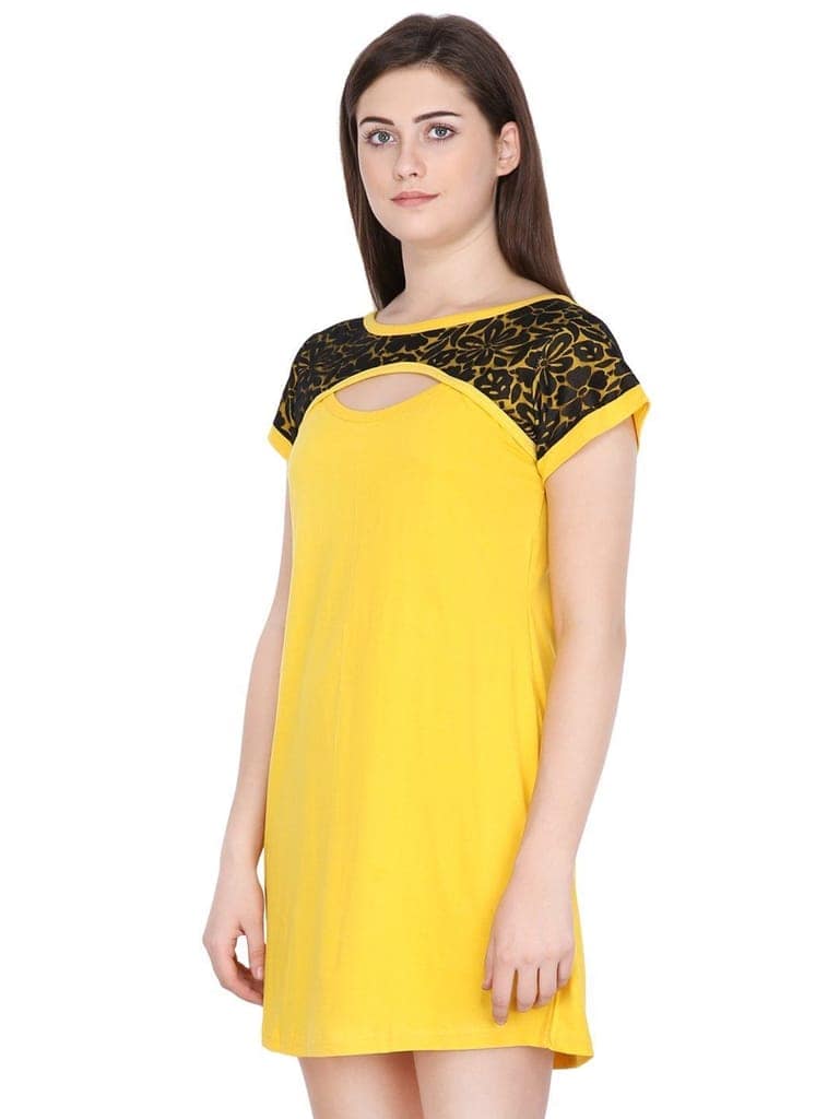 Klamotten Women's Cotton Sleepshirt S02Y view 3