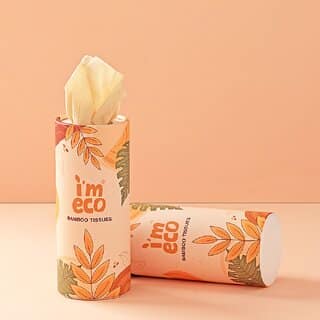 I'M ECO Bamboo Car Tissues (Pack of 2) view 2