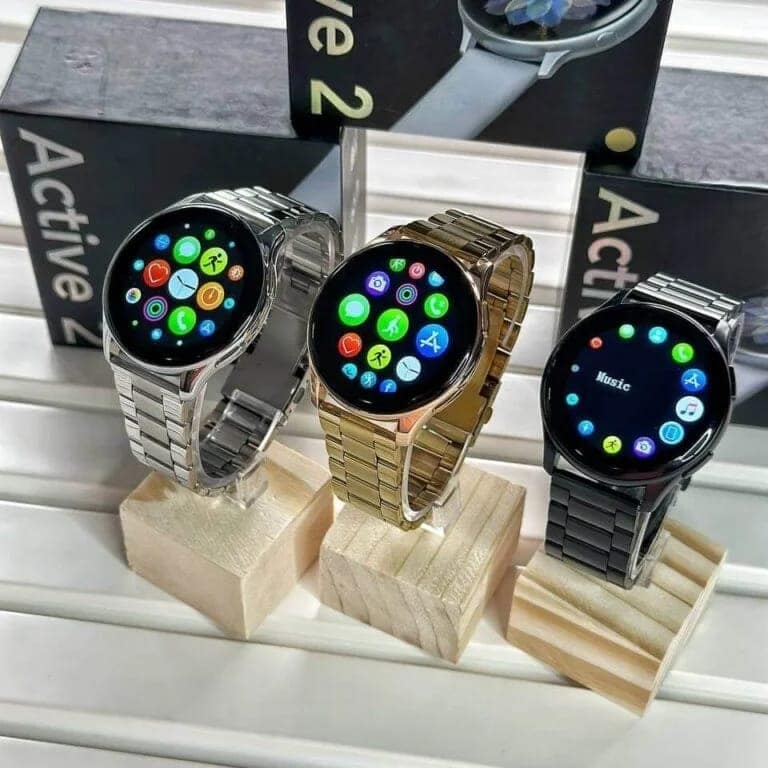 Active 2 Smart Watch, 1.8-inch HD Touch Display, Bluetooth Calling, Heart Rate & SpO2 Monitor, Wireless Charging, GPS, IP67 Waterproof, Free Size, Metal & Silicone Band (Multicolour) view 6