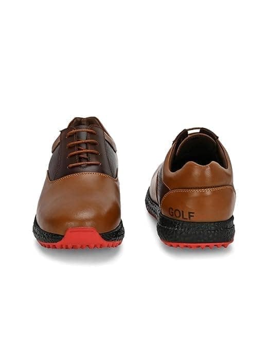 HITCARO Men Proffessional Leather Golf Shoes | Lace-Up | Phylon Sole |Waterproof | Comfortable | Breathable | Sports Shoes view 5