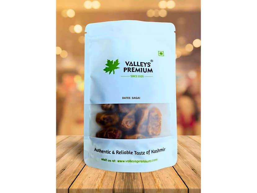 Valleys Premium Saudi Arabian Sagai Dates - 400 Gram view 3