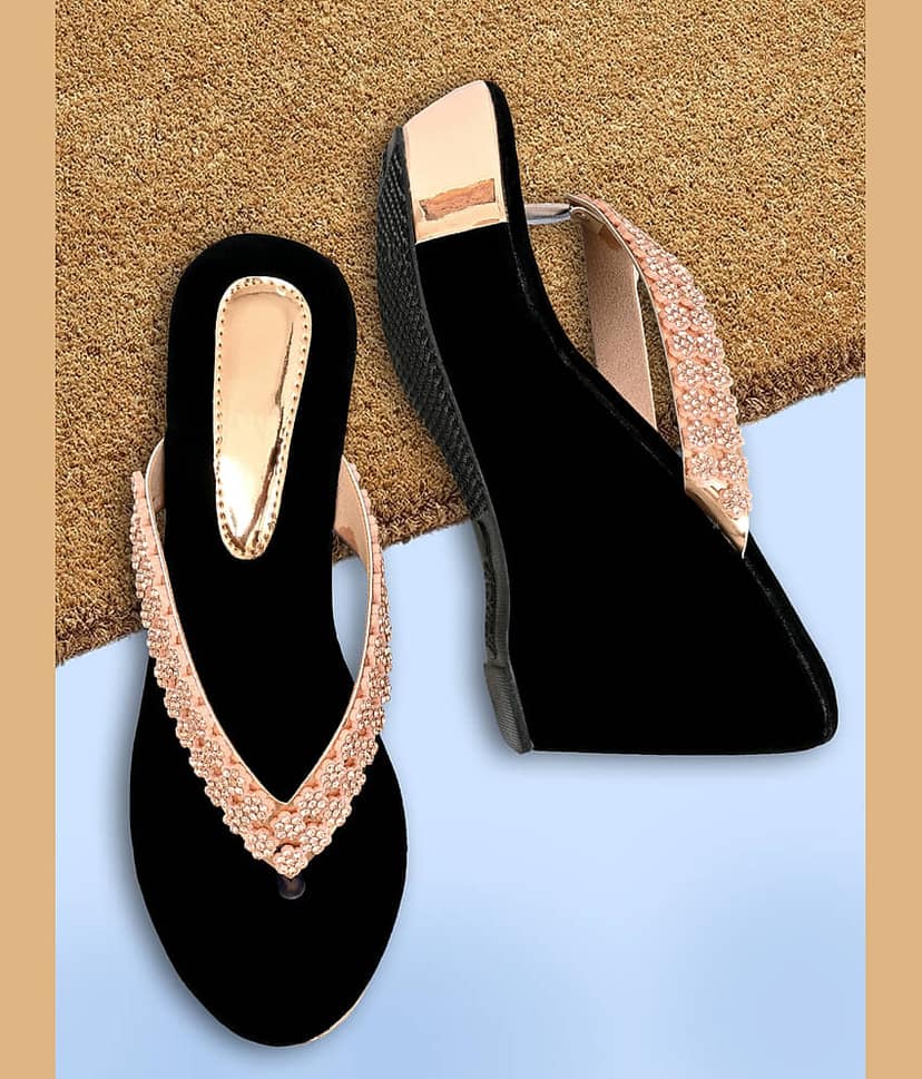 Altek Gold Women's Slip On Heels view 2