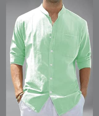 Apektra Cotton Blend Slim Fit Solids Full Sleeves Men's Casual Shirt - Coffee ( Pack of 1 )