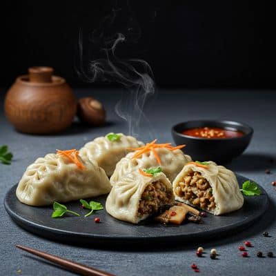 Mushroom Momos