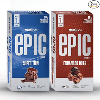 Manforce Epic Chocolate Pack 10s (Pack of 2)