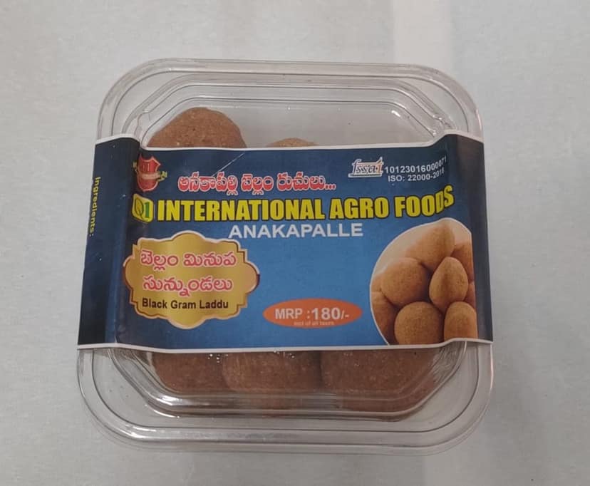 **Product Title:**International Agro Foods Black Gram Laddu view 3