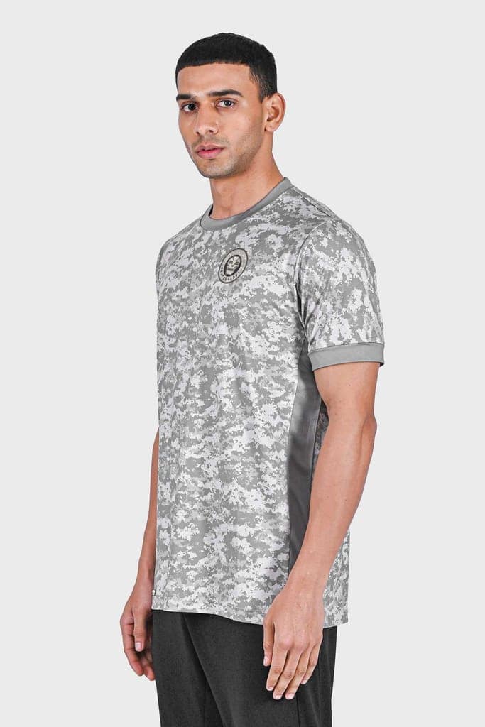 Geometric Camo Crew Neck view 3