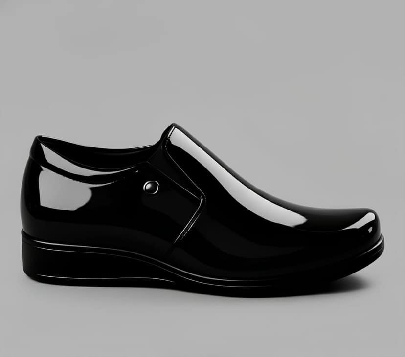 WUGO::Latest Graceful Black Moccasin Formal Shoes for Men & Boys | Premium Office Wear Slip-On Shoes | Comfortable, Durable & Stylish Design for Daily Business Use view 3