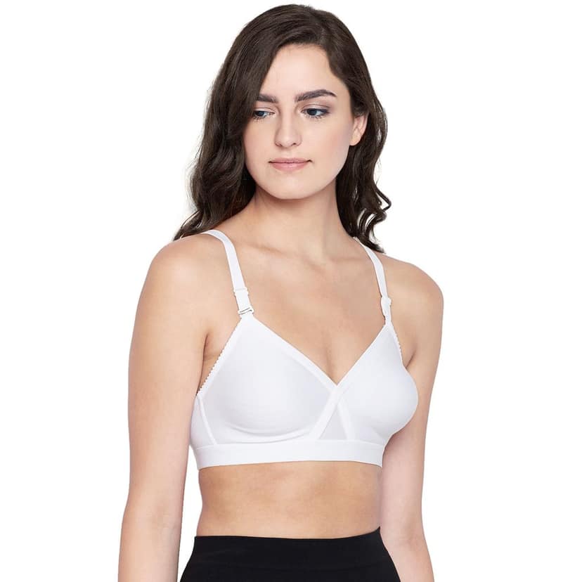 Bodycare 100% Cotton Non Padded Non wired Seamless Bra-Pack of 3 view 5