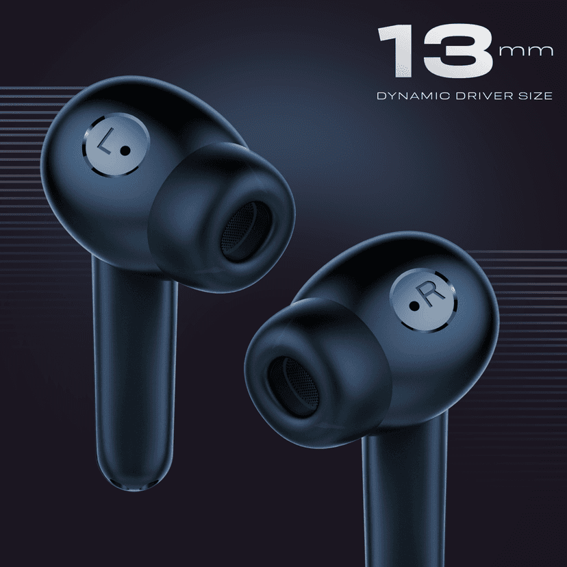 Cellecor BroPods CB03 Waterproof Earbuds With 30 Hours Playtime, Automatic Pairing, ENC Bluetooth-Blue view 3