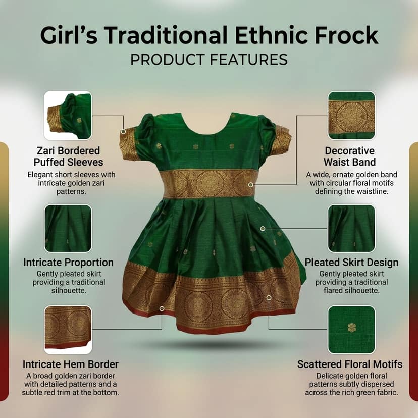 Mom and Me Satin Frock (in, Age, 3 Months, 6 Months, Regular, Green) view 4