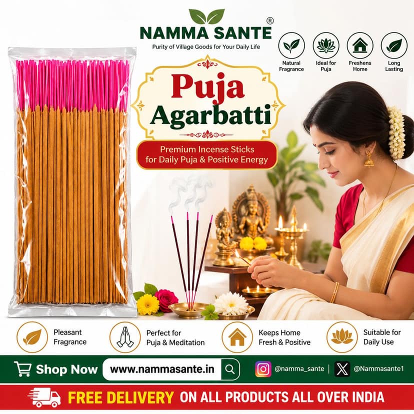 Puja Agarbatti | Premium Incense Sticks | Pooja Incense Sticks | Puja Dhoop Sticks | Fragrance Agarbatti