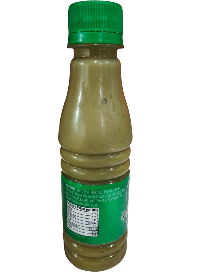 Sunfoodz Green Chilli Sauce 200gm view 2