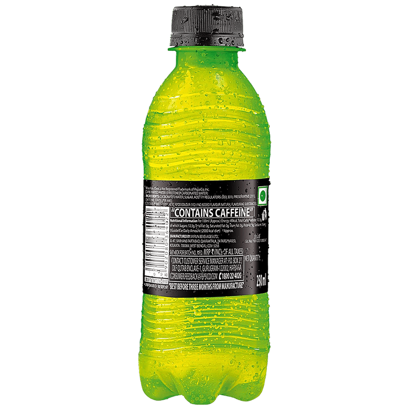 Mountain Dew Soft Drink, 250 Ml view 2