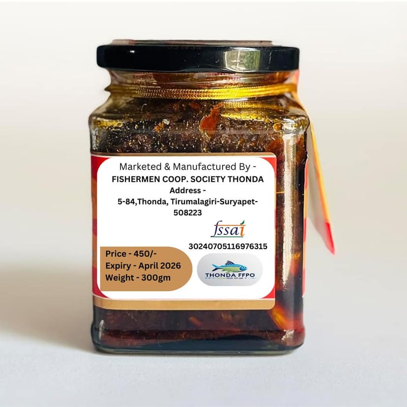 Thonda FFPO Fish Pickle - 300gm view 3