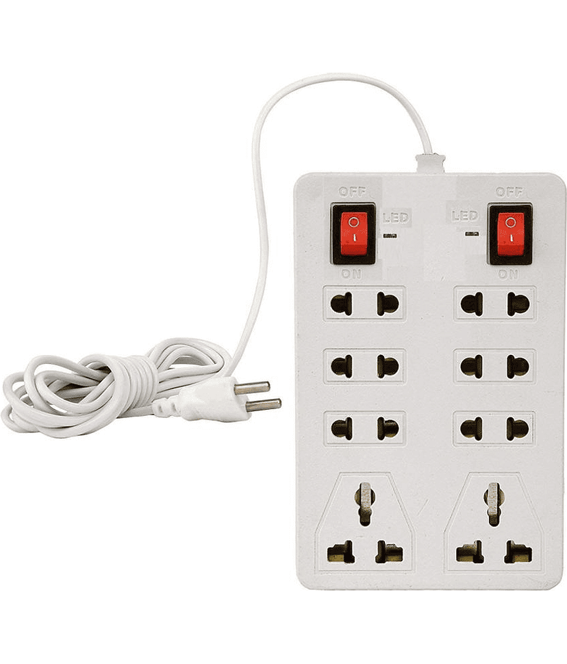 8 Socket Extension Board Suitable for Mobile and Laptop Charging Socket Extension Board