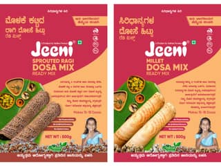 Jeeni Sprouted Ragi 500g, Millet Dosa Mix 500g (Pack of 2)