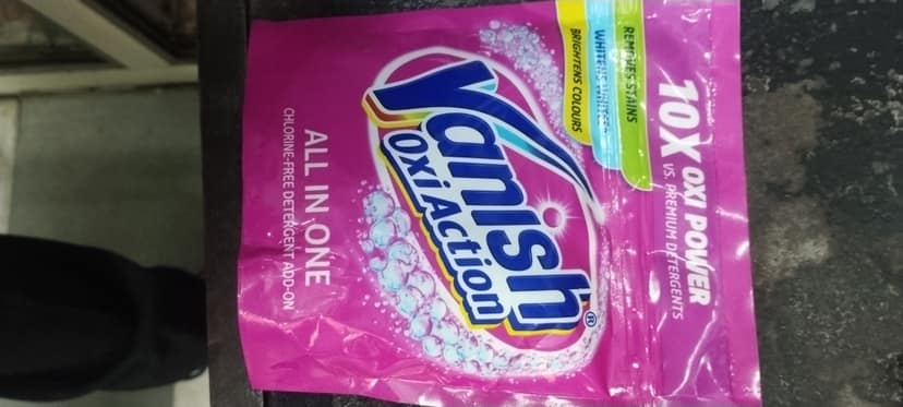 Vanish oxi Action