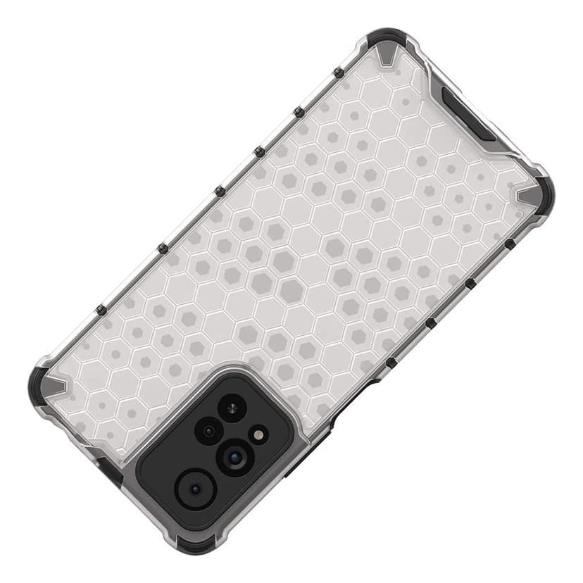 Faircost Hybrid Shockproof Back Cover for Redmi Note 11T / Poco M4 PRO 5G Hard Outside Soft Inside- (Polycabonate::Transparent) view 4