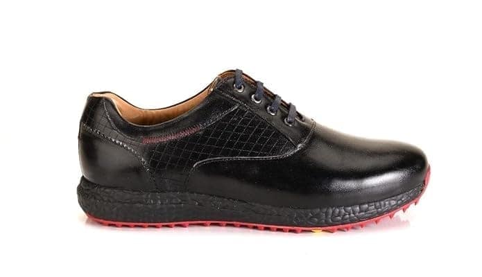 HITCARO Men's Proffessional Leather Golf Shoes | Lace-Up | Waterproof | Comfortable | Breathable