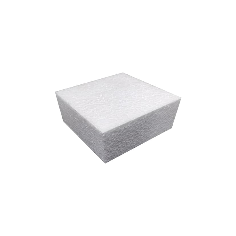 Styrofoam Rectangular Cake Dummy For Baking (5 x 5 Inch)