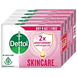 Dettol Skincare Pure Glycerine Soap, Protection From Skin Infection Causing Germs, 125G