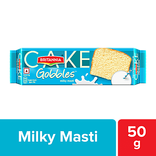 Britannia Gobbles Cake - Milky Masti, 50 g