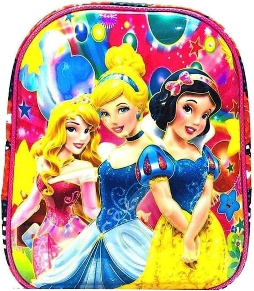 The Ubals Lightweight and Durable Waterproof 3D Cartoon Embossed School Bag for Kids, 16 Inches, Ideal for Students