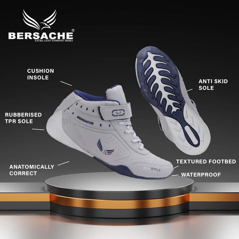 Bersache Premium Sports ,walking,Gym,cricket, Trending Running Shoes For Men's view 5