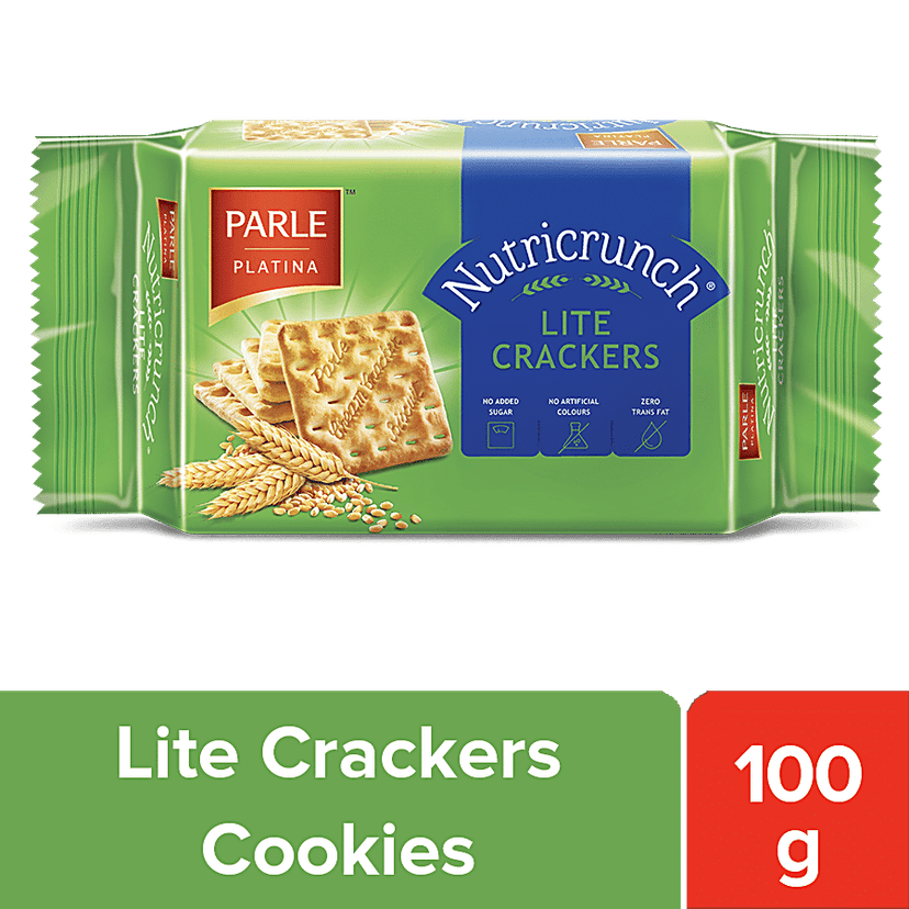 Parle Platina - Nutricrunch Lite Cracker, 100 g Pouch