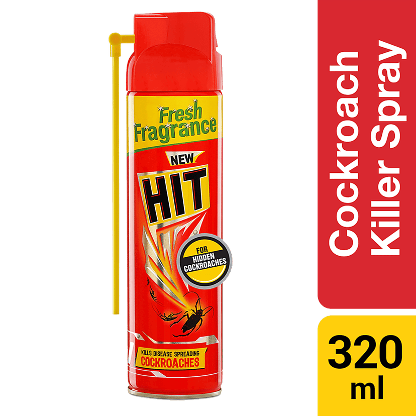 Hit Cockroach Killer Spray, 320 Ml