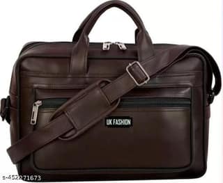 Men women brown messenger bag regular size