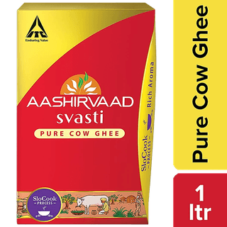 Aashirvaad Svasti Cow Ghee/Tuppa, 1 L Pet Pack
