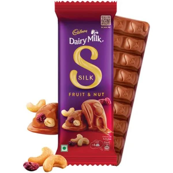 Cadbury Dairy Milk Silk Fruit & Nut Chocolate Bar 137 Gms