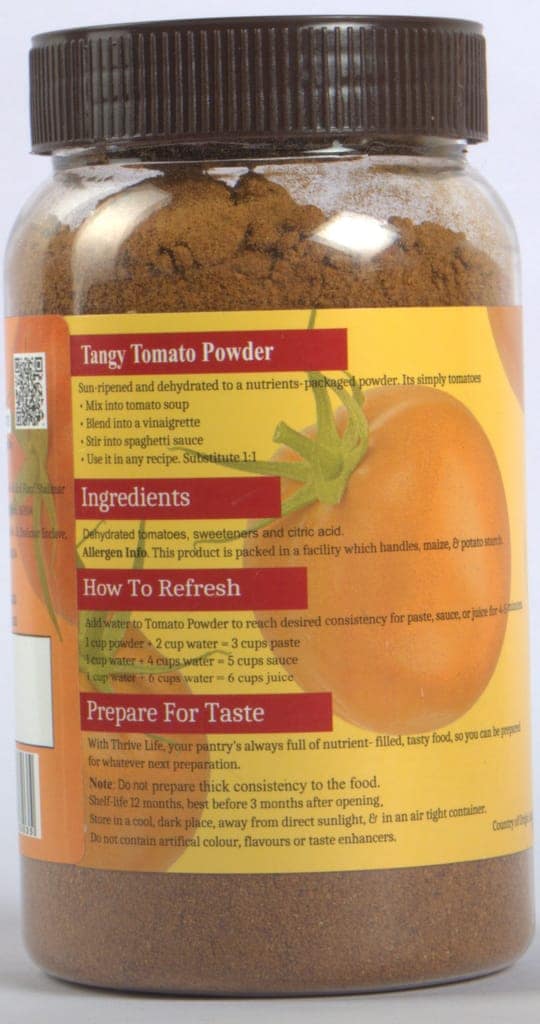 Natural Dried Tangy Tomato Powder (Seasoning) view 3