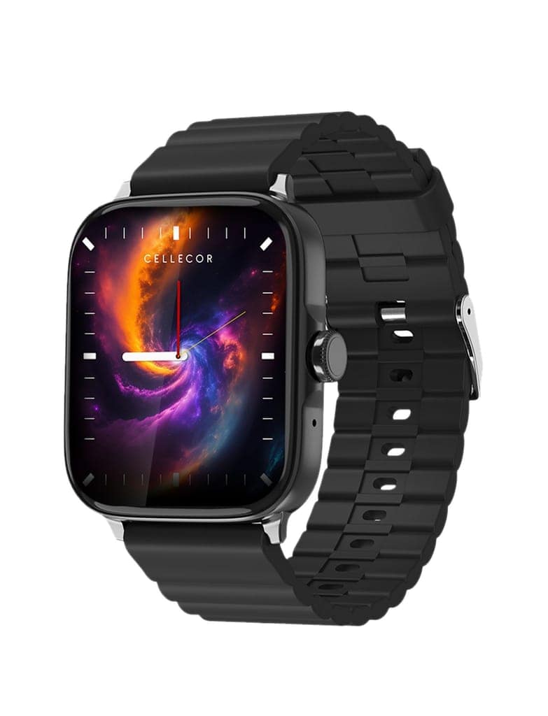 CELLECOR M2 Aqua 1.83" HD Display | 600 NITS | Health Suite | AI Voice | IP68 | 100+ Sport Modes | Long Battery Life | BT-Calling SmartWatch