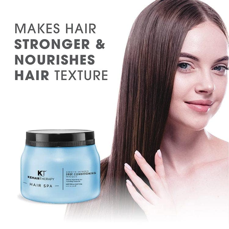 Keratin Infused Deep Conditioning Hair Masque | Intense Nourishment & Hydration Treatment | Sulfate-Free, Paraben-Free | 500ml view 4