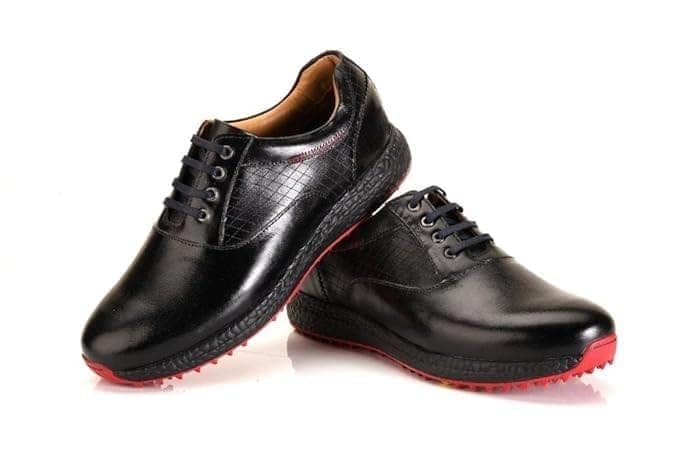 HITCARO Men Proffessional Leather Golf Shoes | Lace-Up | Phylon Sole |Waterproof | Comfortable | Breathable | Sports Shoes view 2