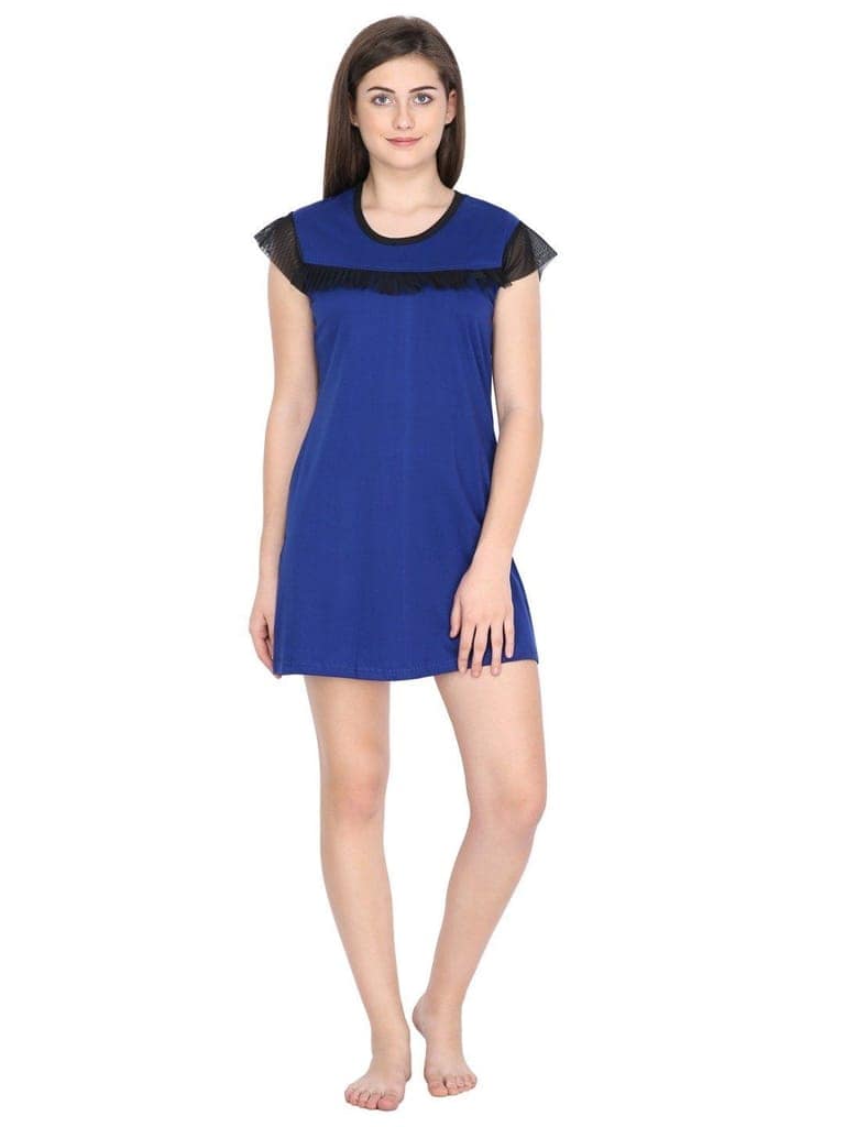 Klamotten Women's Cotton Sleepshirt S08Nr view 6