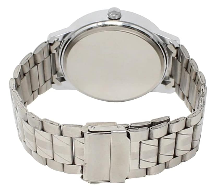 LOREM Silver Day Date Analog Watch for Men LR103-UF view 3