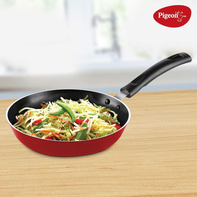 Pigeon Storm Non-Stick Aluminium Fry Pan 260 mm, Induction Base - Black view 2
