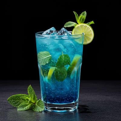 Blue Curaco Mojito