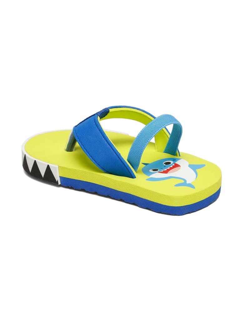 Premium Shark Flip-flops With Adjustable BackSupport - Neon Green (Unisex) view 6